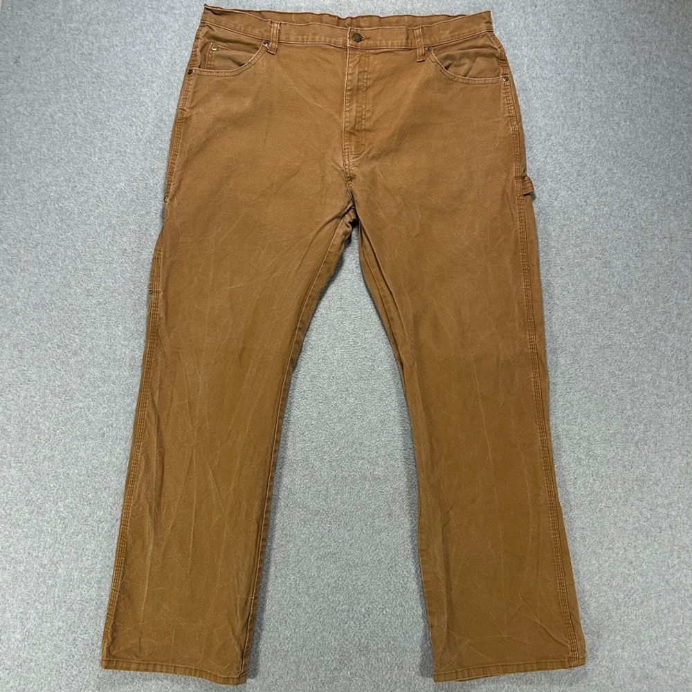 Dickies Carpenter Pants EU1939RBD Mens 38x32 Brown Workwear Utility